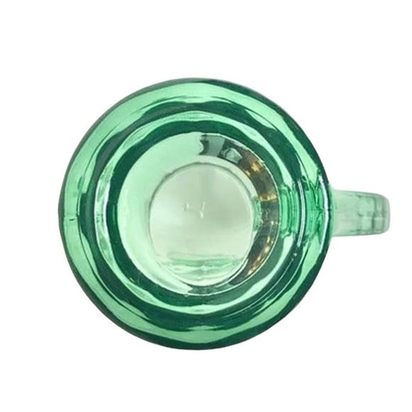 Vintage Libbey Coca Cola Glass Shake Float Mug With Handle Green 14 oz - Picture 3 of 6